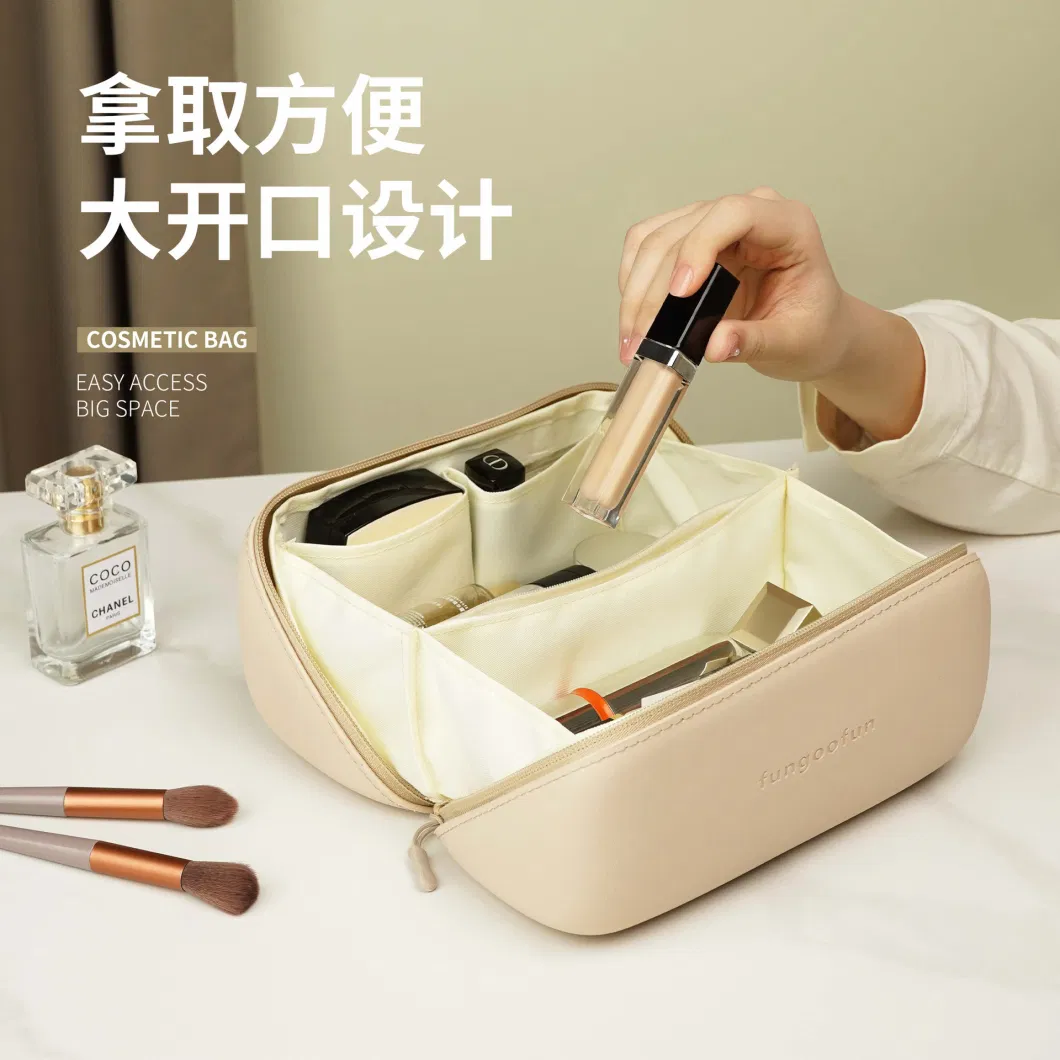 New Arrivals Portable Small Detachable Private Label Makeup Organizer Travel Cosmetic Bag