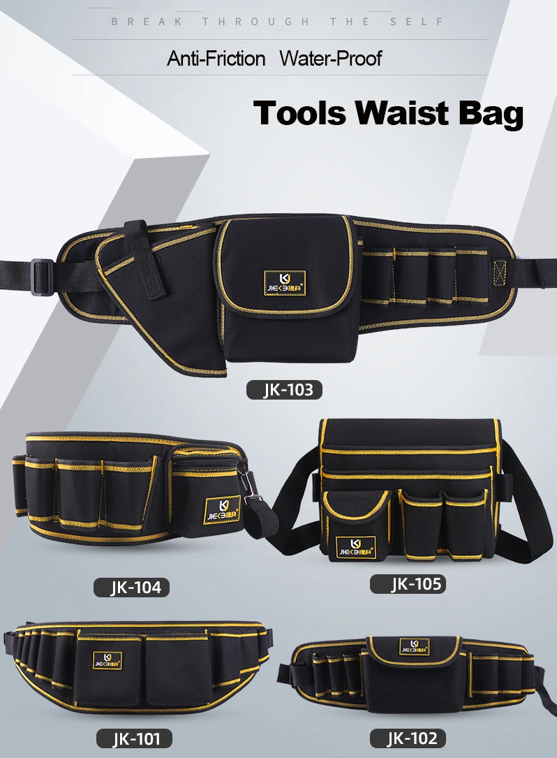 OEM/ODM Customize Oxford Hardware Maintenance Electrician Hand Waist Belt Tool Bag