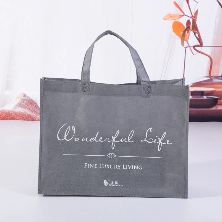 Manufacture OEM ODM Fashion Non Woven Tote Bag for Shopping Eco-Friendly PP Loop Handle Non Woven Bag Colorful Shopping Tote Bag Non Woven
