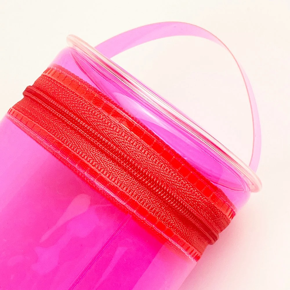 Custom Logo Transparent Waterproof PVC Cosmetic Makeup Bag Customize OEM Beauty Bag Plastic Zipper Travel Pouch