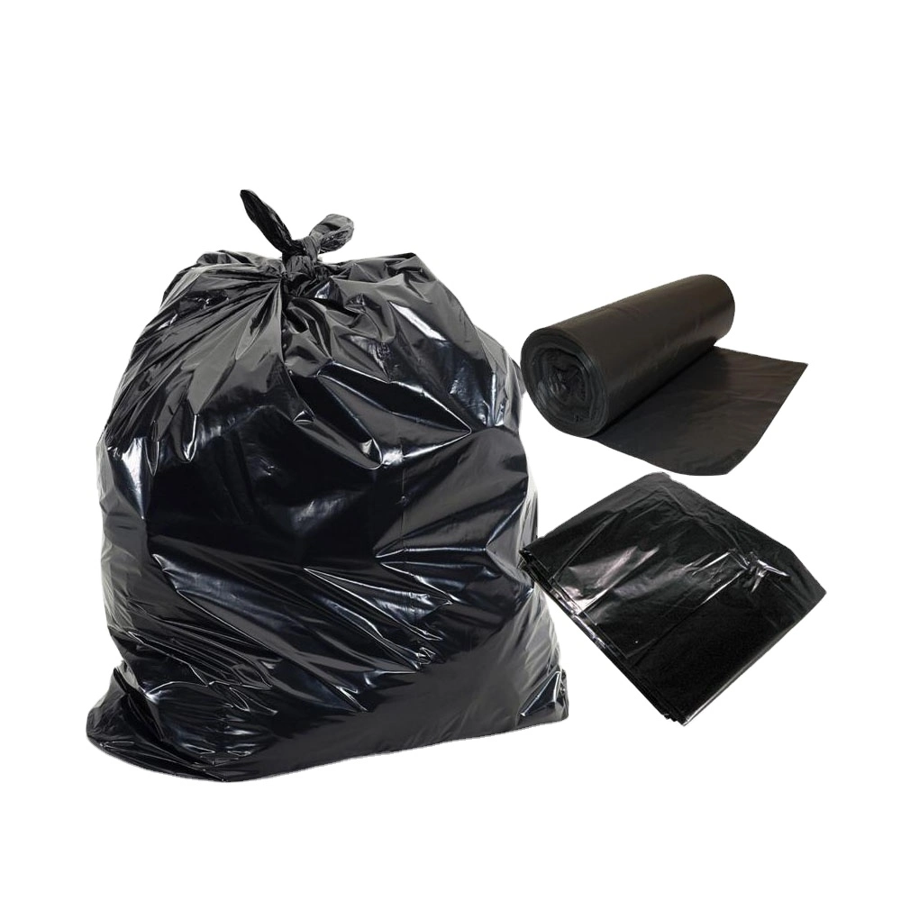Strong Black Dustbin Bin Liner Plastic Bag Garbage Bag Waste Trash Bag Packaging Roll Bag