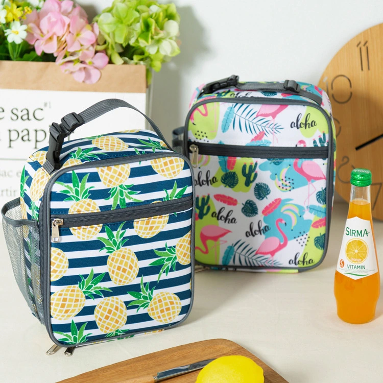 New Full Color Printing Thermal Insulation Cooler Bag Kids Lunch Box Bag