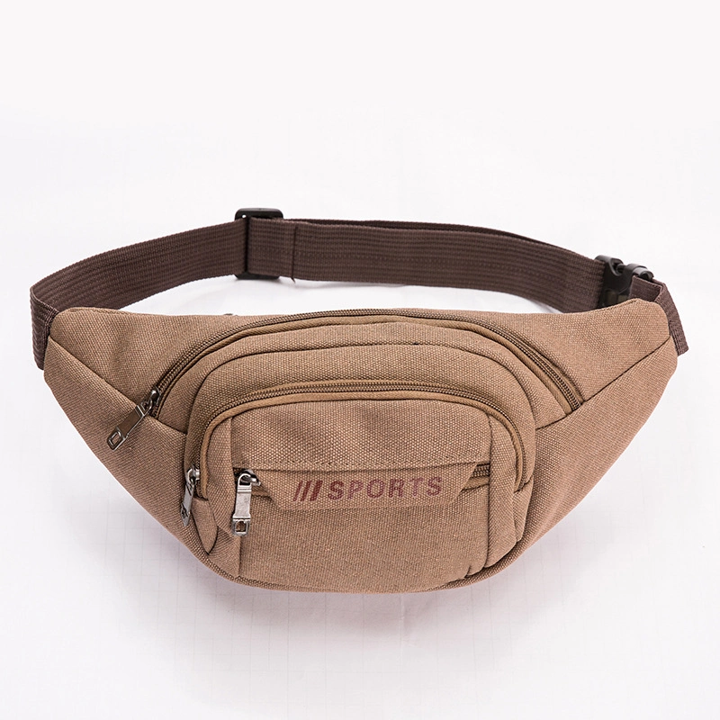 Custom Printed Stylish Duffle Canvas Waist Bags Hip Pouch Bum Bag