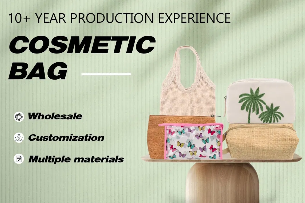 Wholesale Customizable Logo Travel Makeup Bag Bulk Women Storage Wash Bag/Pouch Bag/Cosmetic Bag