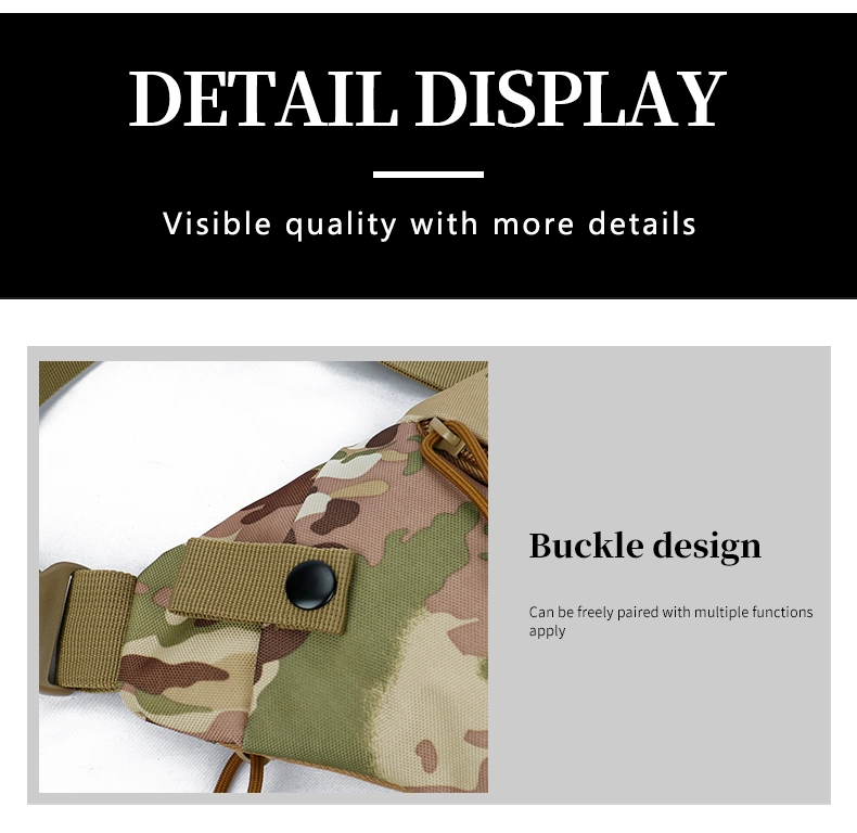 Light Weight Tactical Molle Accessory Pouch Backpack Sling Chest Crossbody Messenger Shoulder Bag