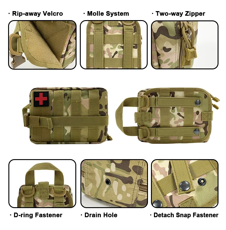 Ifak Molle Tactical Bag First Aid Kit for Medical Supplies Emergency Outdoor