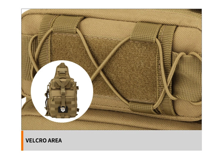 Sabado EDC Oxford Cloth Camouflage Crossbody Shoulder Pack Army Style Molle System Tactical Large Chest Bag