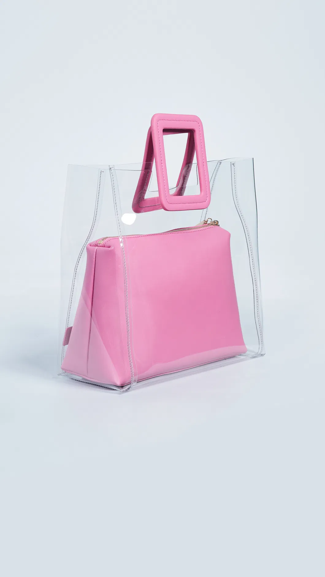 (WDL2097) Transparent PVC Lady Handbag High Quality Replica Beach Handbag
