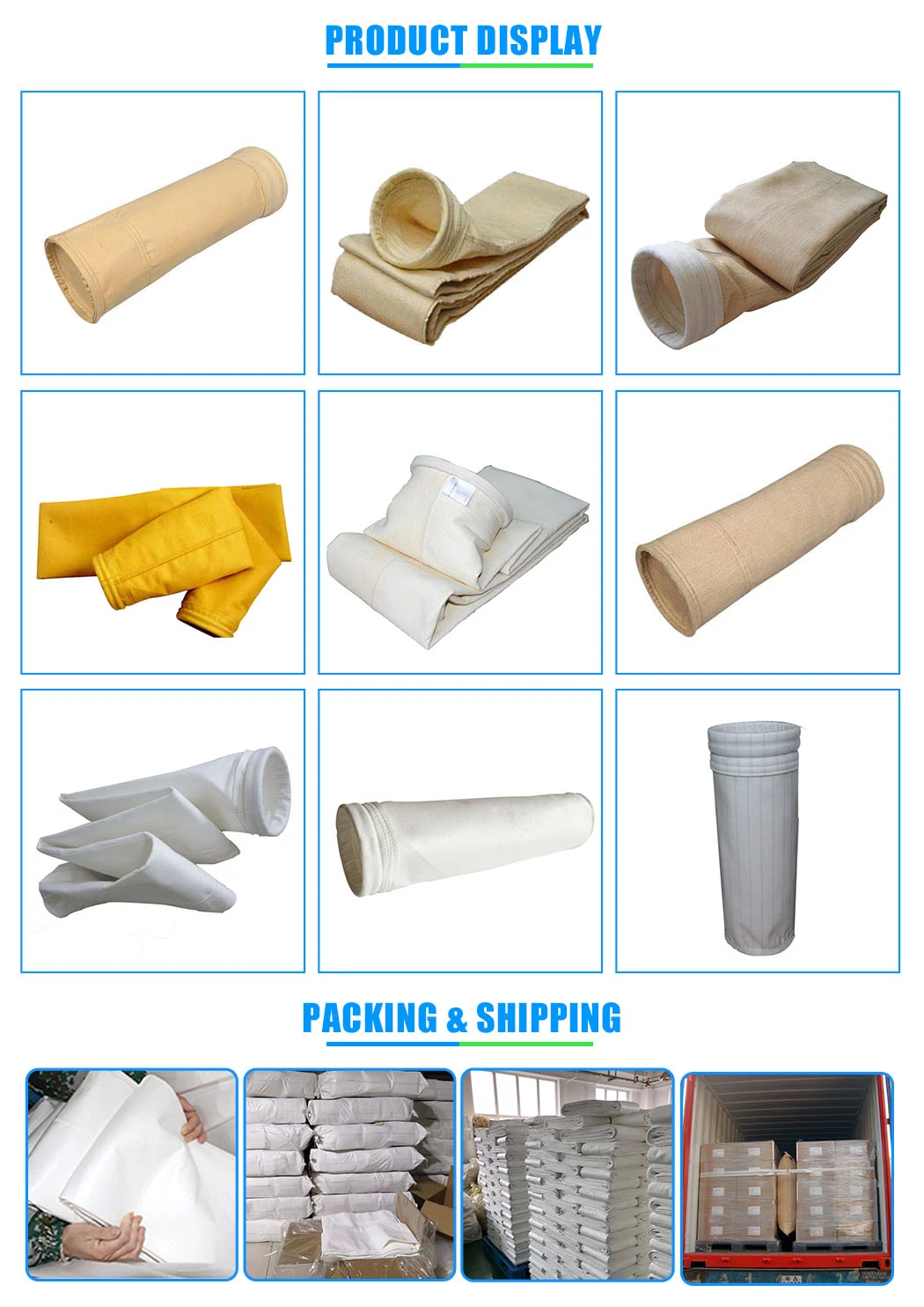 Fabric Dust Collector Key Component Filter Bag with Best Price