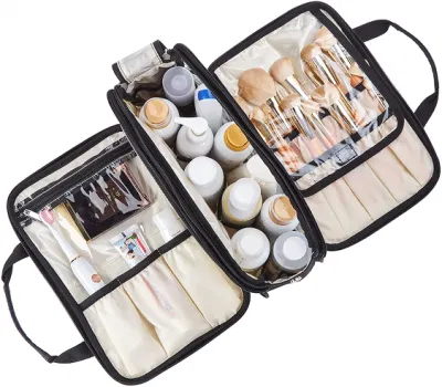  Borsa organizer Makeup grande per donna, custodia da viaggio cosmetica