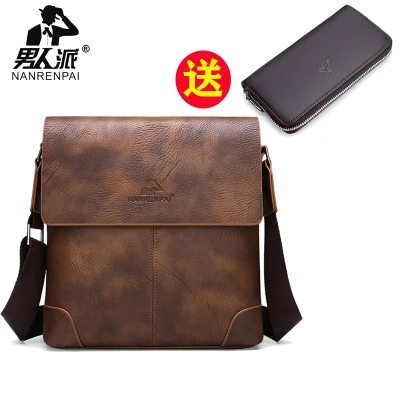  Borsa a spalla Zonxna Kangaroo Luxury Vintage Brand uomo Borse in pelle Borsa a tracolla uomo Business Messenger Fashion Casual