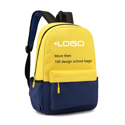  Personalizza il logo Nuova moda pratico borse impermeabili Borse a mano Mochla Zaino bambini studenti zaino poliestere nylon Oxford borsa per scuola