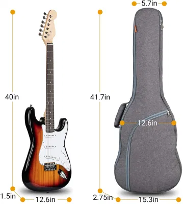  Custodia imbottita per chitarra elettrica