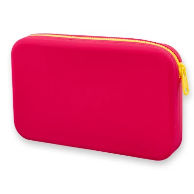 Borsa cosmetica impermeabile in silicone da viaggio Custodia in silicone Caricabatterie Organizzatore Makeup Borsa