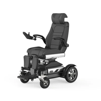  Sedia Powerchair per impieghi pesanti in lega di alluminio Kangni Smart Case in legno