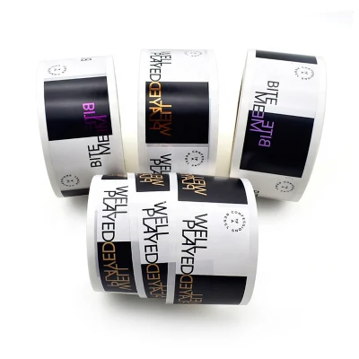 Personalizza etichetta privata Lipstick capelli trucco etichetta alimentare confezionamento etichetta