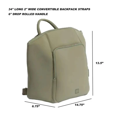  Borsa per pannolino in neoprene con logo personalizzato zaino impermeabile per bambini alla moda Borsa per la mamma