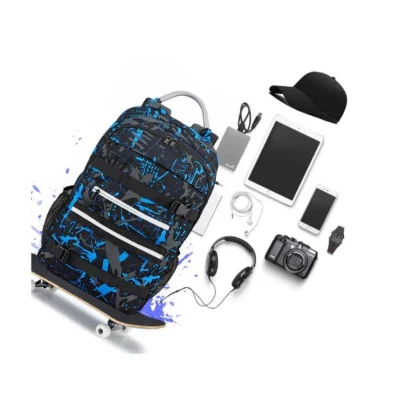 Zaino da viaggio per laptop per skateboard per escursioni