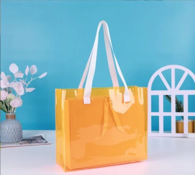  Sacchetti personalizzati in PVC Abbigliamento borsa tote prodotti da bagno Borsa per la conservazione cosmetici Borsa per finestra