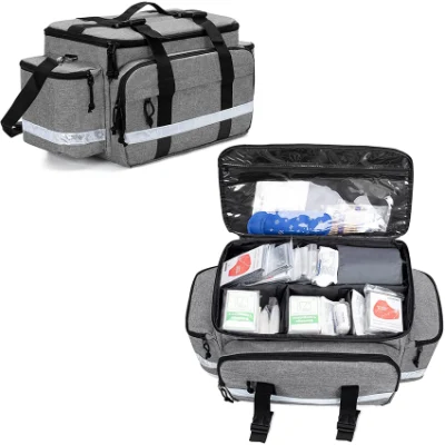  Borsa kit medico trauma Emergency Responder con divisori rimovibili e. Fibbie superiori