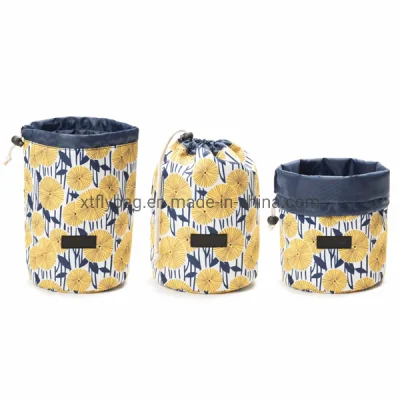  Borsa da viaggio in poliestere resistente per il trucco, organizer cosmetico impermeabile
