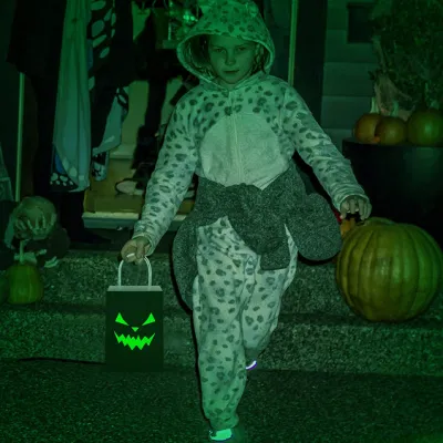 Halloween Treat Bags Glow in the Dark Trick o Treat Sacchetti per spuntini caramelle