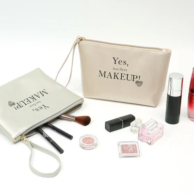  Sacchetti cosmetici in PU organizzatore trucco da viaggio Donna Pink Custodia cosmetica Borsa