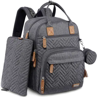  Zaino da viaggio con pannolino in poliestere per bambini Borsa