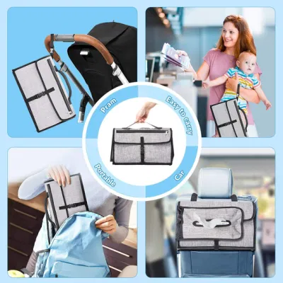 Mamma infantile multifunzione di alta qualità, pannolino grande, mummia di stoccaggio Borsa zaino per pannolino