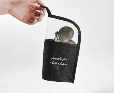  Borsa per il trucco portatile semplice e di grande capacità impermeabile