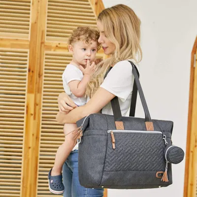 Borsa tote da viaggio con pannolino Borse per bambini con tappetino
