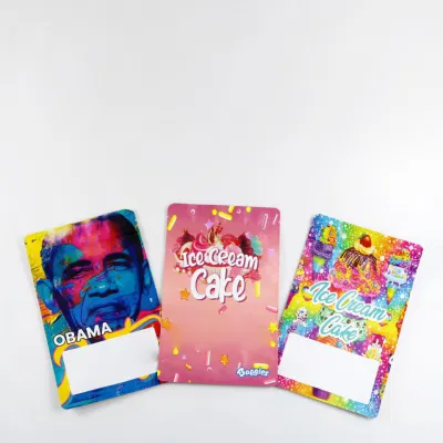 3.5g 1g Stand up plastica Gummy di tabacco in Mylar di alta qualità Confezione dell&prime;orso Ziplock edibile astuccio resistente all&prime;odore