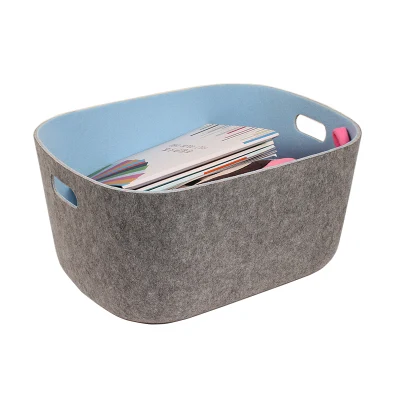  Cestino di lavanderia cestino di deposito feltro cestino di shopping pannolino di deposito della scatola Sacco Molding contenitore contenitore contenitore personalizzato colore Slim bucket cesto di bucato Per la casa e l&prime;ufficio