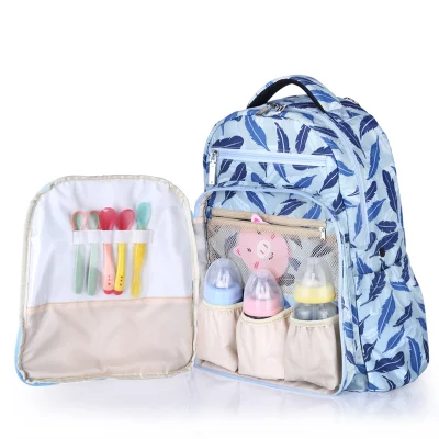  Borsa per la mamma impermeabile Mummy Baby Nappy Travel zaino per pannolino