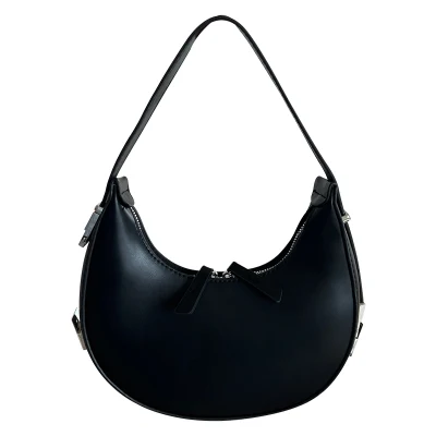 Nuova borsa rotonda calda da donna piccola cintura a spalla mezzamondo Borsa Hobo