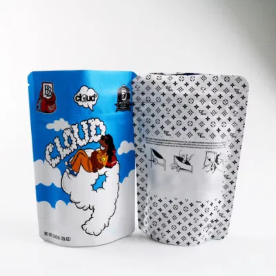 3.5g 1g Stand up plastica Gummy di tabacco in Mylar di alta qualità Confezione dell&prime;orso Ziplock edibile astuccio resistente all&prime;odore