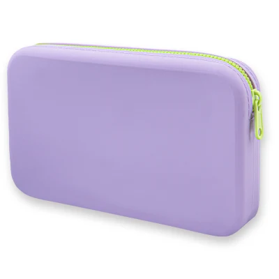 Borsa cosmetica impermeabile in silicone da viaggio Custodia in silicone Caricabatterie Organizzatore Makeup Borsa