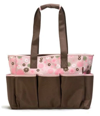  Moda Patchwork Stripe Mcrofiber Borse per pannolino Mummy Shopping