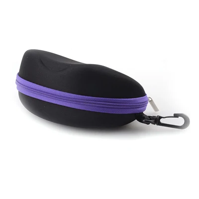 Vendita all&prime;ingrosso personalizzata con logo zip Large Space Color Occhiali da sole Case EVA Custodie per occhiali