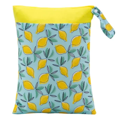  Borsa bagnata impermeabile 30x40cm per pannolini in tessuto Moom stampato alla moda Wetbag 5 Stroller Organizer Borse per bambini Unicorn