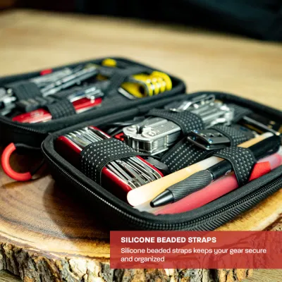 Custodia EDC con clip &amp; Carry e organizer da viaggio per elettronica Display coltello