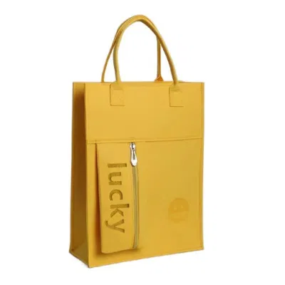 Borse per bambini da scuola durevole con logo personalizzato Shopping Toy Girasoli Organizer di conservazione cestelli di imballaggio di regalo sacchetto di feltro di tessuto con Tasca con zip