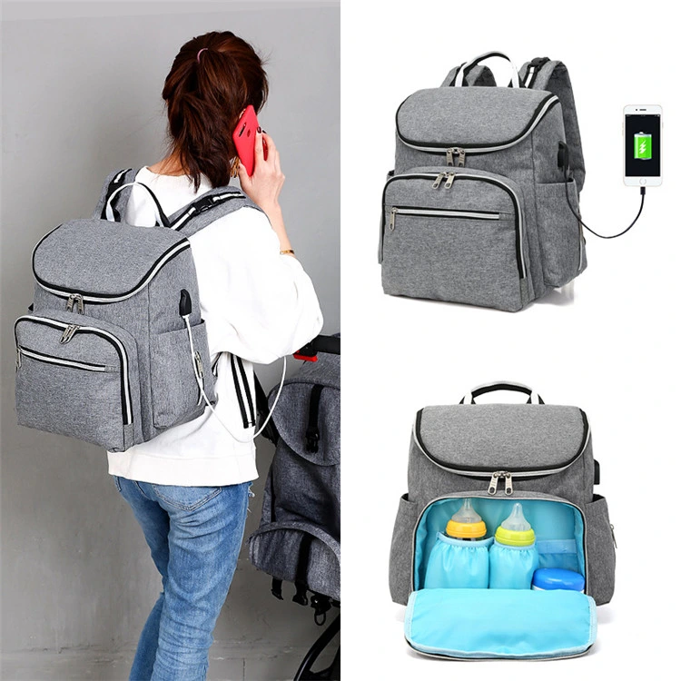 Diaper Bag Multi Functional Large Capacity Mother Baby Bag Waterproof Diaper Bag out Backpack