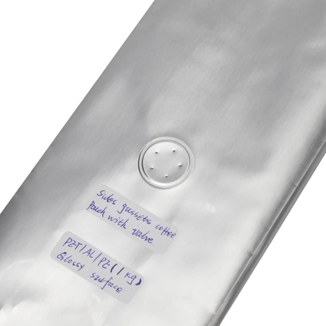 100% Food Grade Custom Logo Wholesale Coffee Foil Plastic Flat Tea Sachet Stand up Pouch Packaging Powder Bean Bag