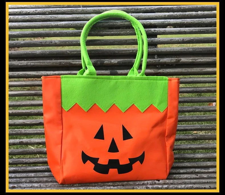 The Most Popular Trick or Treat Halloween Gift Canvas Cotton Bag for Candy