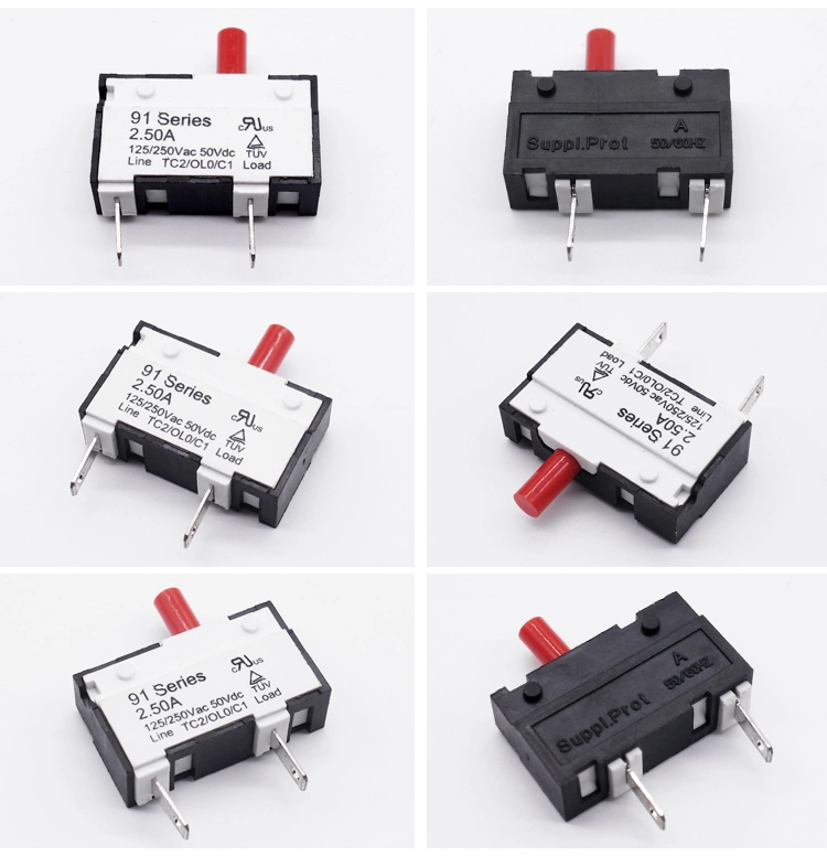 Electronic Circuit Breaker Resetting Thermal Overload Protector Switch