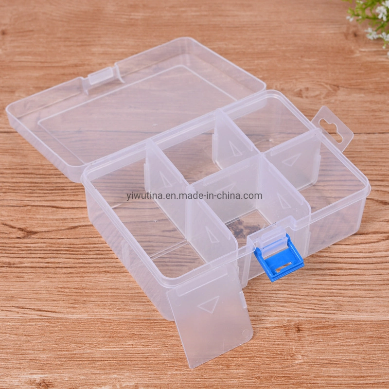 28grids Clear Plastic Jewelry Adjustable Box Case for Container