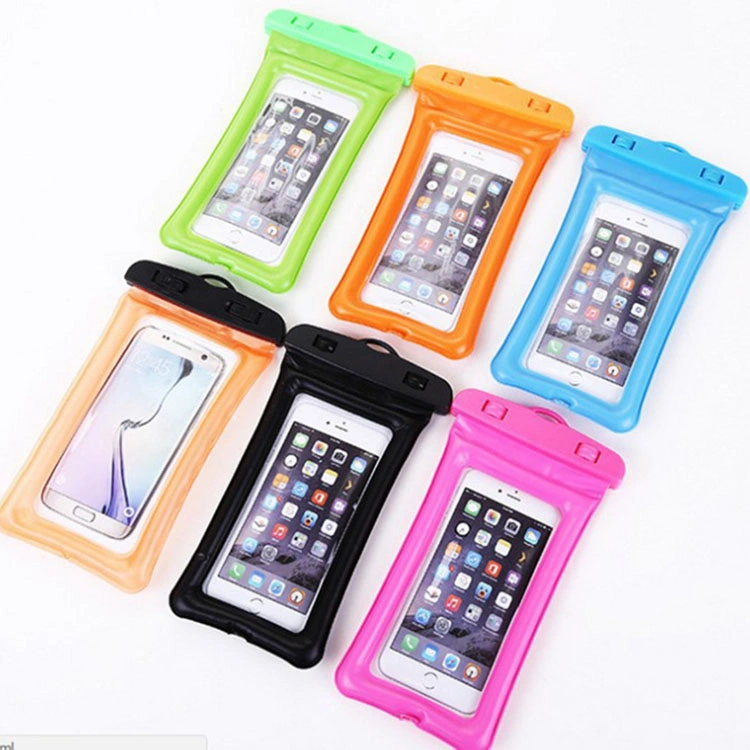 Universal Waterproof Mobile Phone Case for Phone Clear PVC Sealed Underwater Cell Swimming Pouch Cover Custom Waterproof Bag