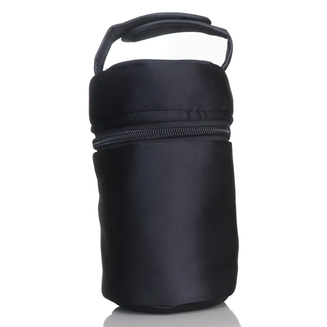 Custom Tote Zipper Breast Milk Beer Bottles Cover Pouch Neoprene Wine Bottle Sleeve Insulated Baby Bottle Cooler Bag