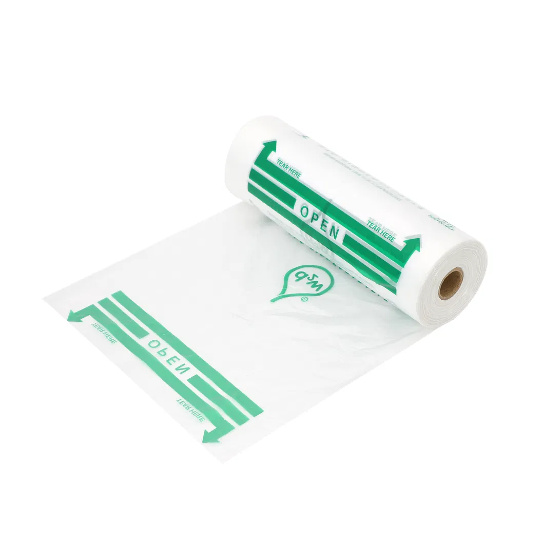 Plastic PE PLA Biodegradable Compost Printing Scented Dog Poop Nappy Diaper Scented Food Vest Shopping Drawstring Trash Ziplock Garbage Packaging T-Shirt Bags